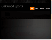 Tablet Screenshot of oakwoodsports.com